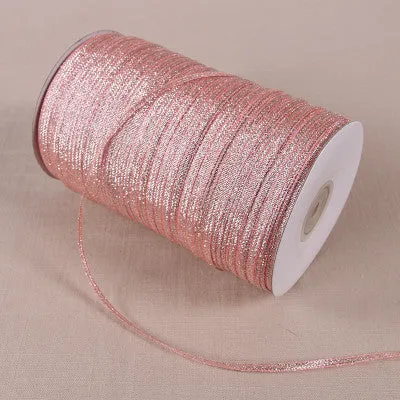 20 Yards 3mm width glitter ribbon gift packing belt wedding party Christmas embellishment ribbon sewing accessories