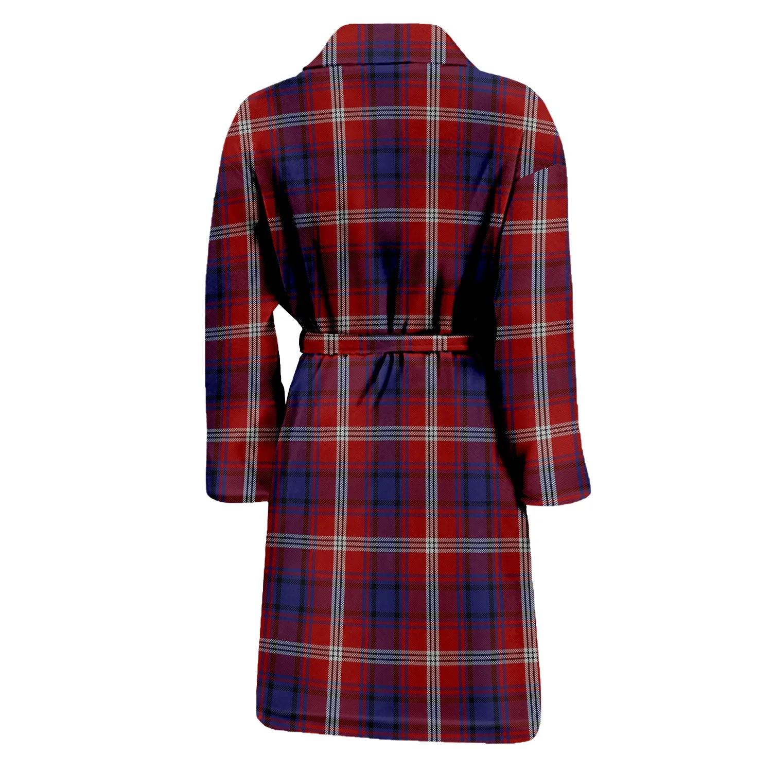 Ainslie Tartan Bathrobe with Family Crest