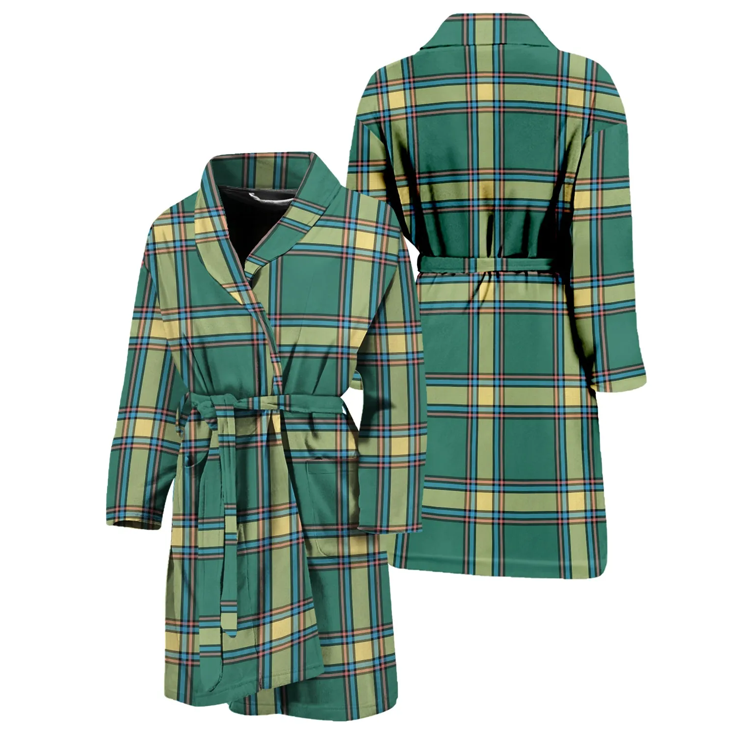 Alberta Province Canada Tartan Bathrobe