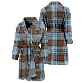 Anderson Ancient Tartan Bathrobe with Family Crest