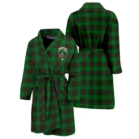 Anstruther Tartan Bathrobe with Family Crest