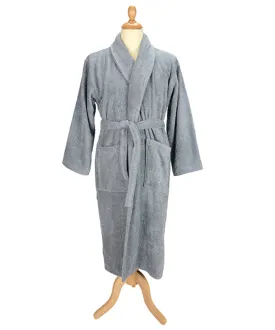 Anthracite Grey - ARTG® Bath robe with shawl collar