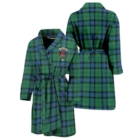 Armstrong Ancient Tartan Bathrobe with Family Crest