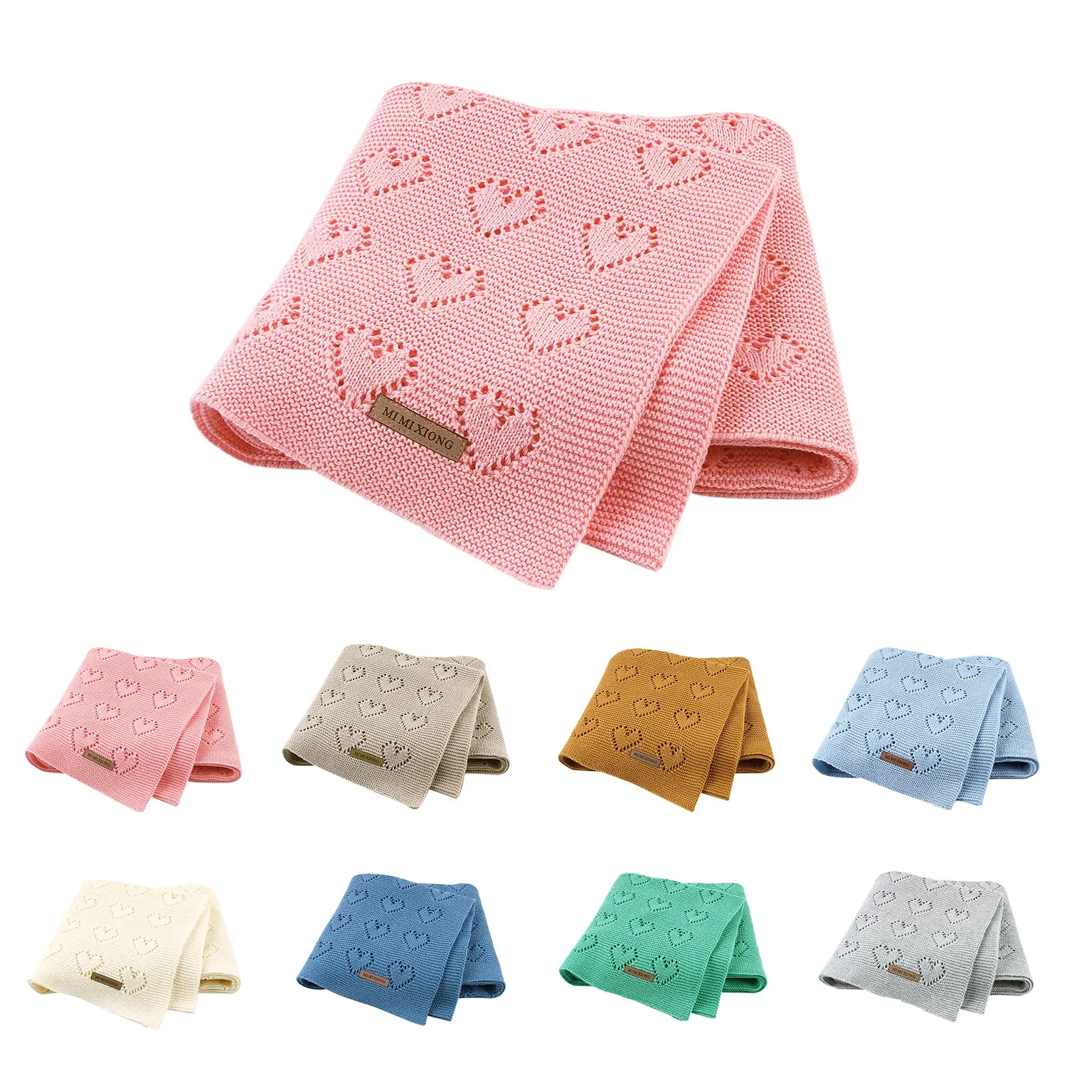 Baby Blanket Knitting Love Hollow Hug Blanket Baby Windproof Cover Quilt Baby Wholesale Clothing