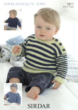 Baby / Boys Sweater in Snuggly Dk