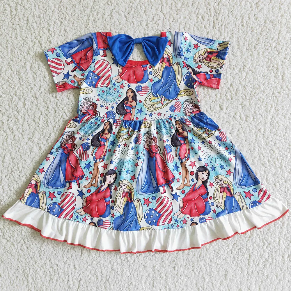 Baby Girl Dress July 4th Boutique Girls Dresses GSD0028