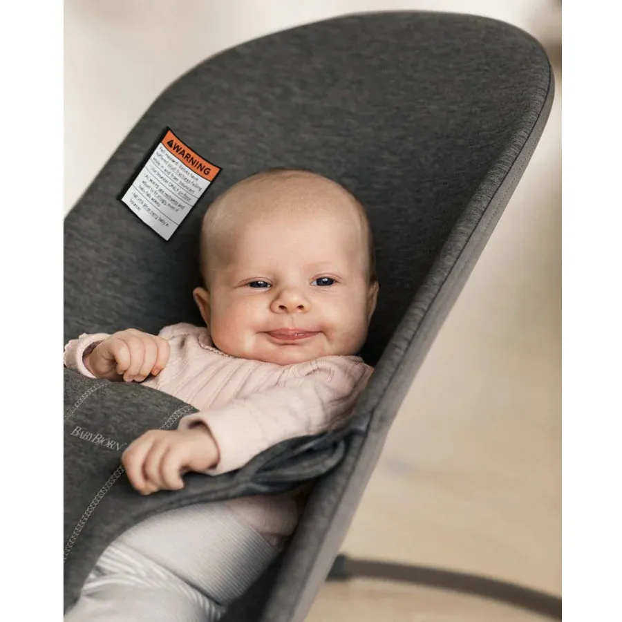 BabyBjorn Bouncer Bliss - 3D Jersey (Charcoal Grey)