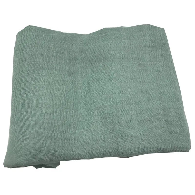 Bamboo Muslin Swaddle Blanket - Newborn Diaper - Accessories- Soft Swaddle Wrap- Baby Bedding- Bath Towel Solid Color.