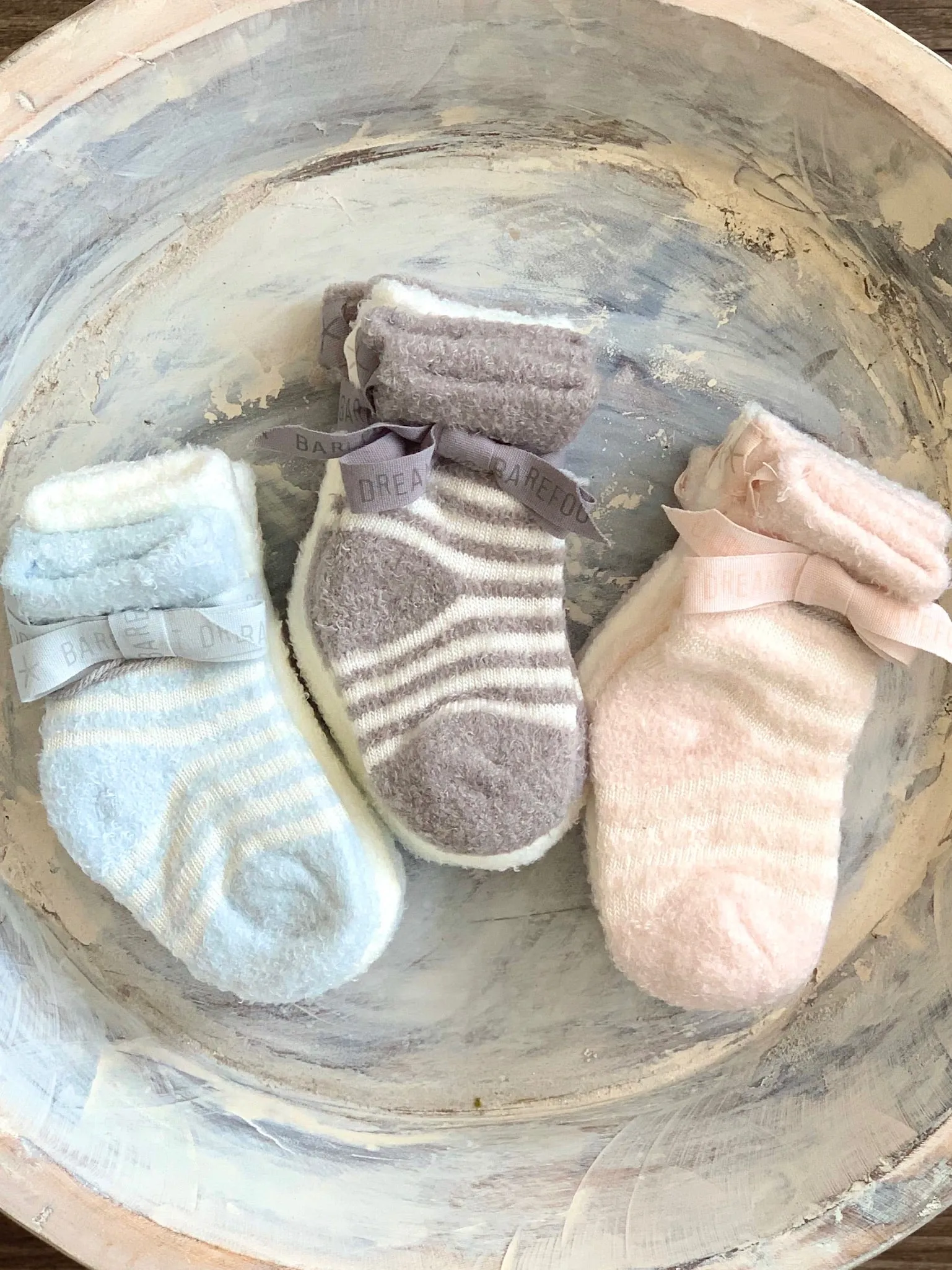 Barefoot Dreams Baby Socks - Blue