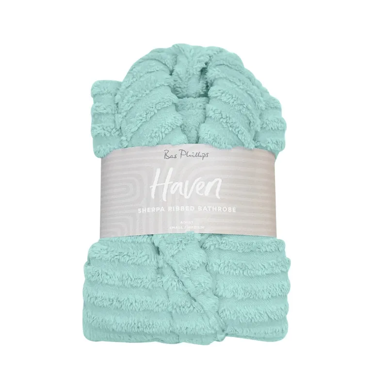 Bas Phillips Haven Sherpa Ribbed Bathrobe