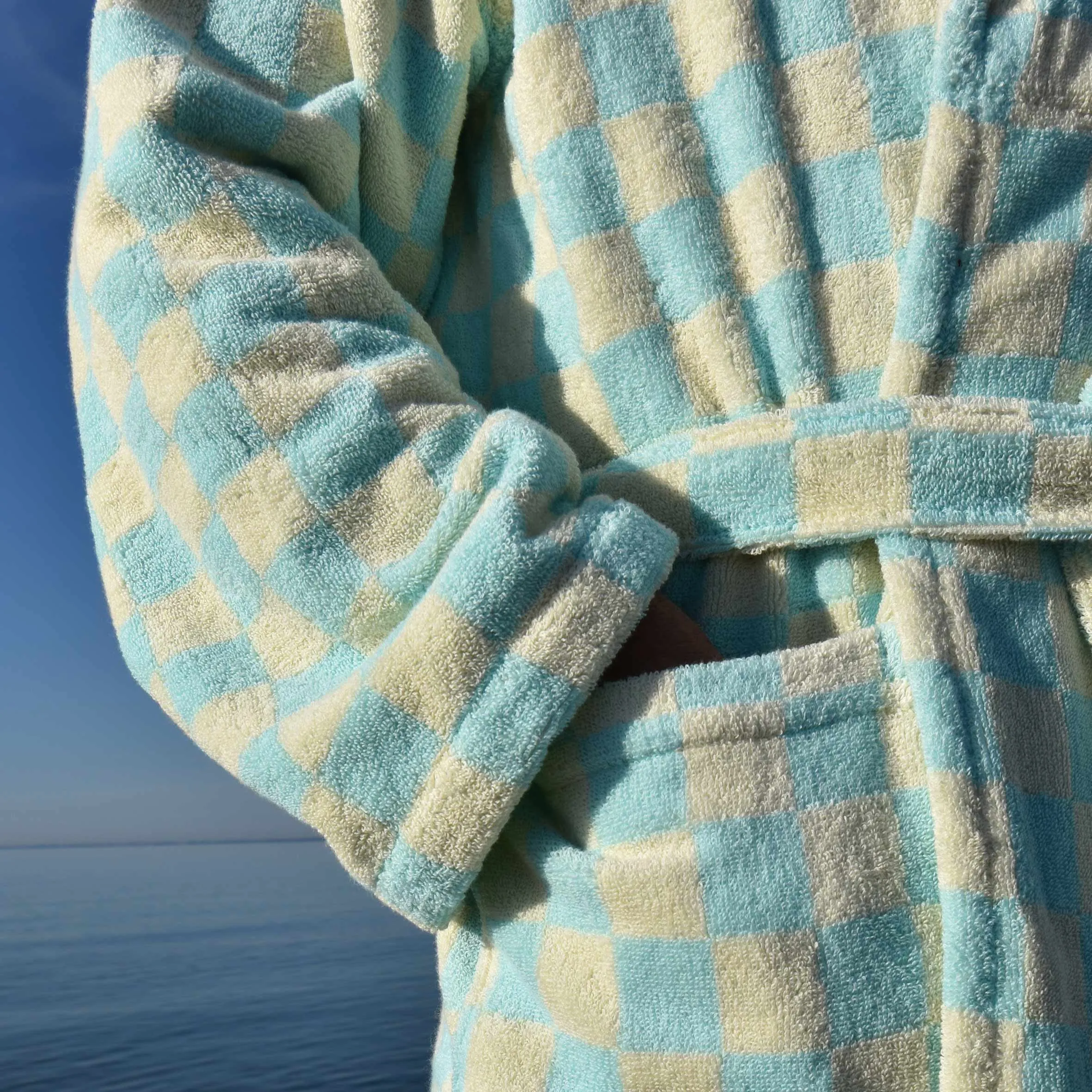 Bathrobe Pale Blue