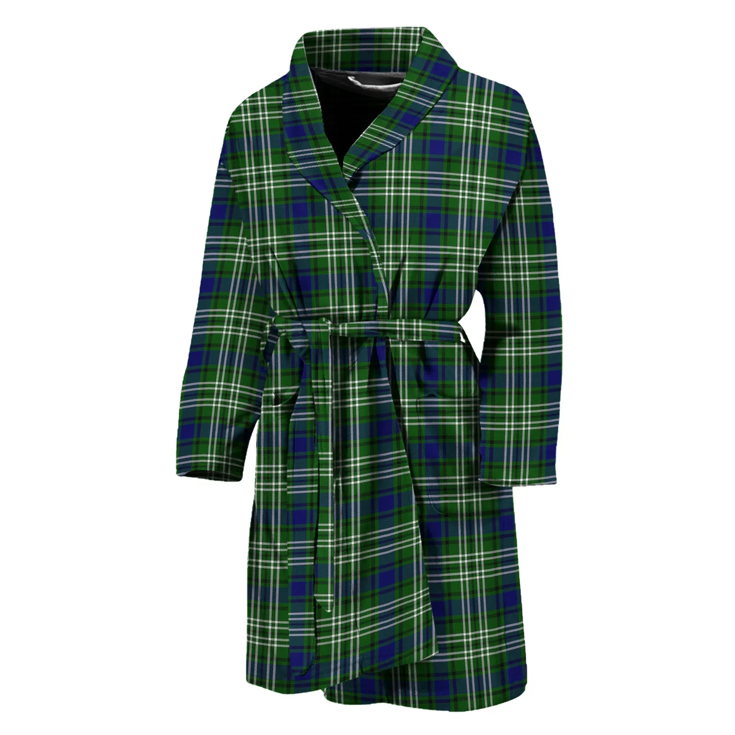 Luxurious Blackadder Tartan Bathrobe with Plush Fabric