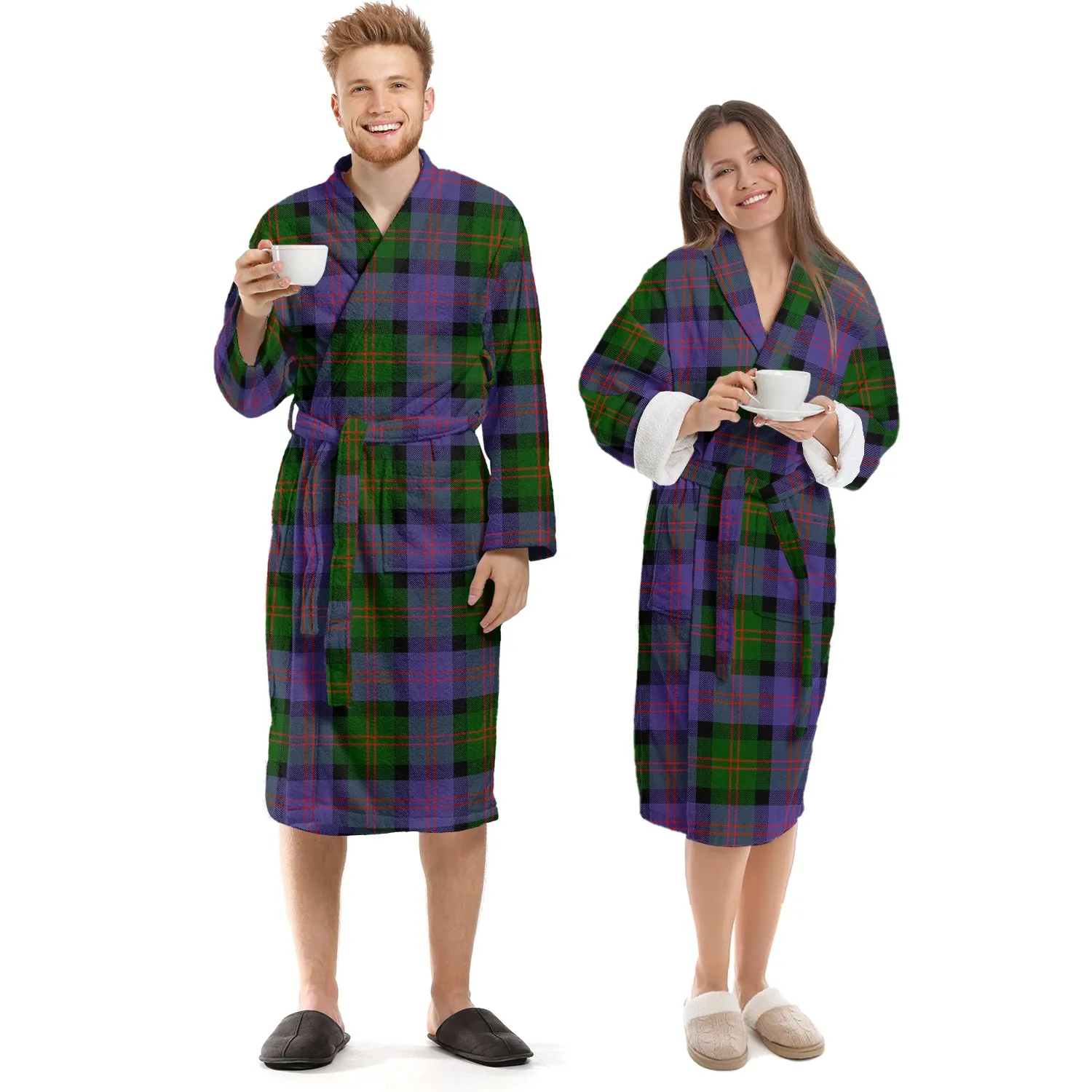 Blair Modern Tartan Bathrobe