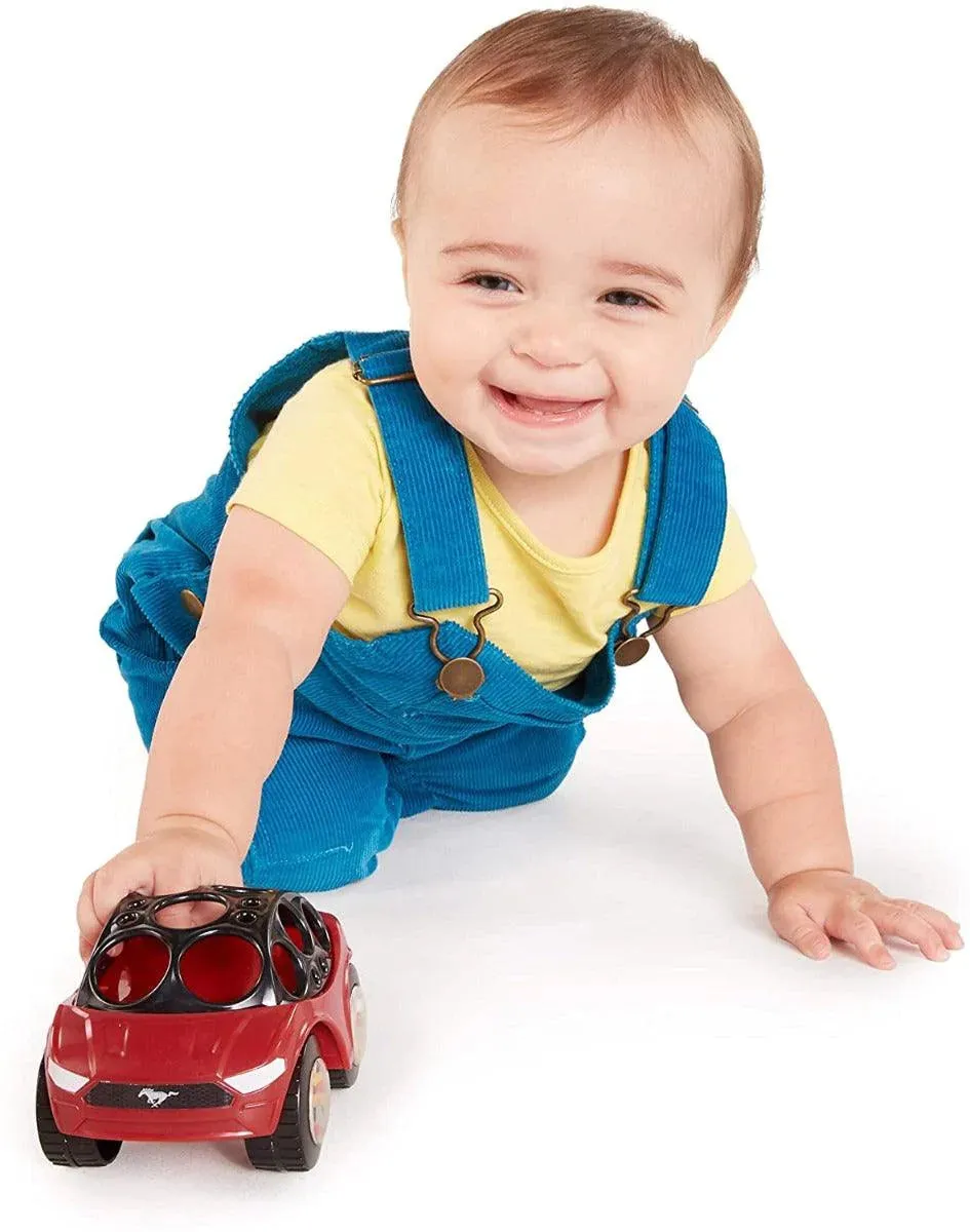 Bright Starts Ford & Roll Mustang Rattle Easy Grip Car Toy