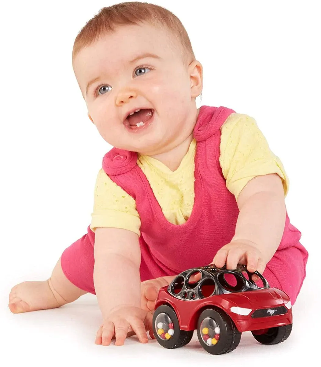 Bright Starts Ford & Roll Mustang Rattle Easy Grip Car Toy