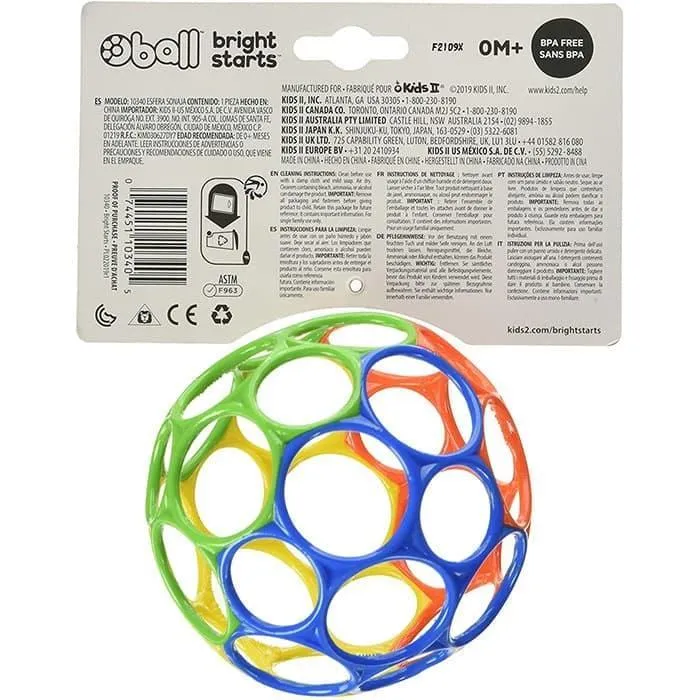 Bright Starts Oball Classic Easy-Grasp Toy