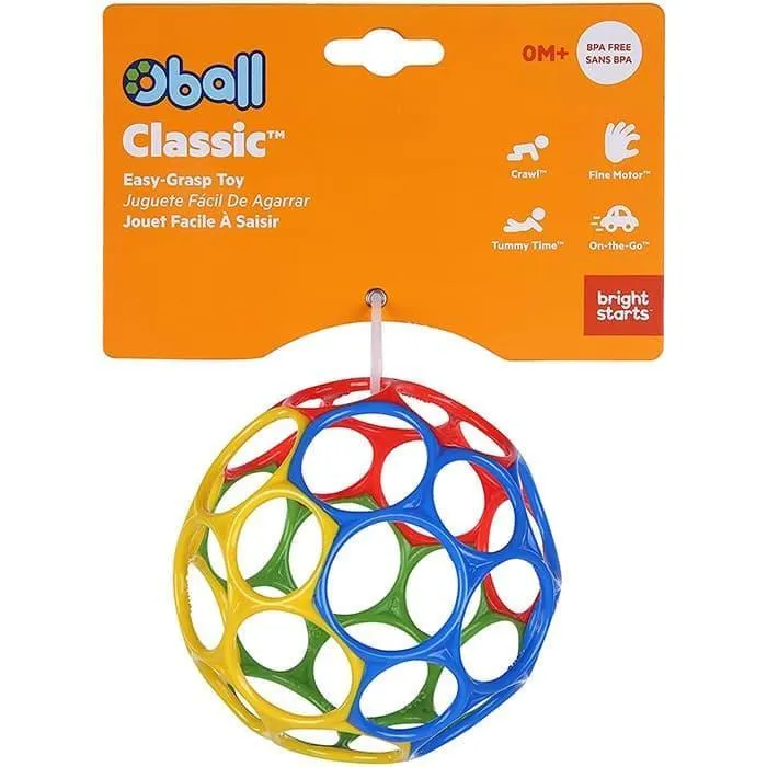 Bright Starts Oball Classic Easy-Grasp Toy