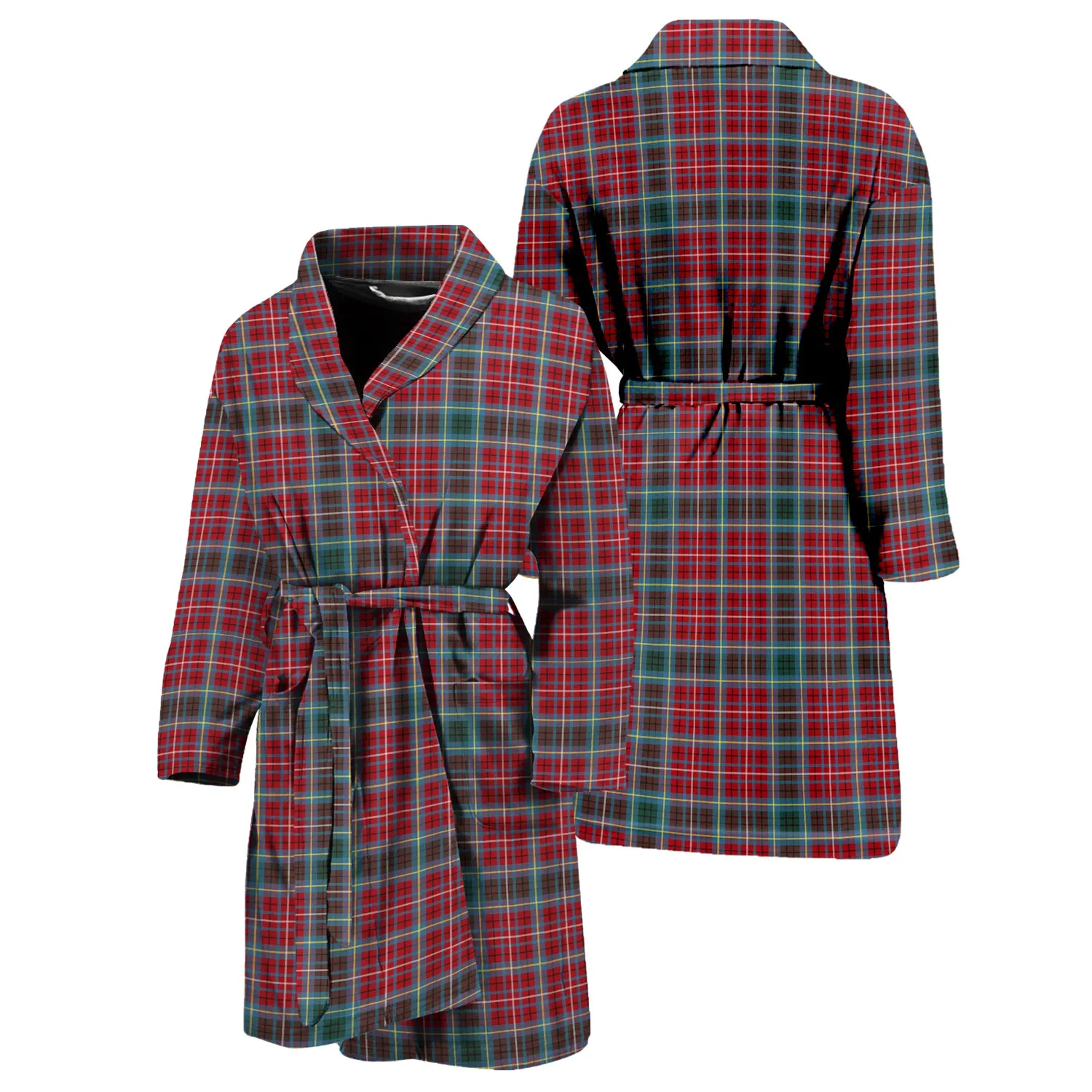 British Columbia Province Canada Tartan Bathrobe