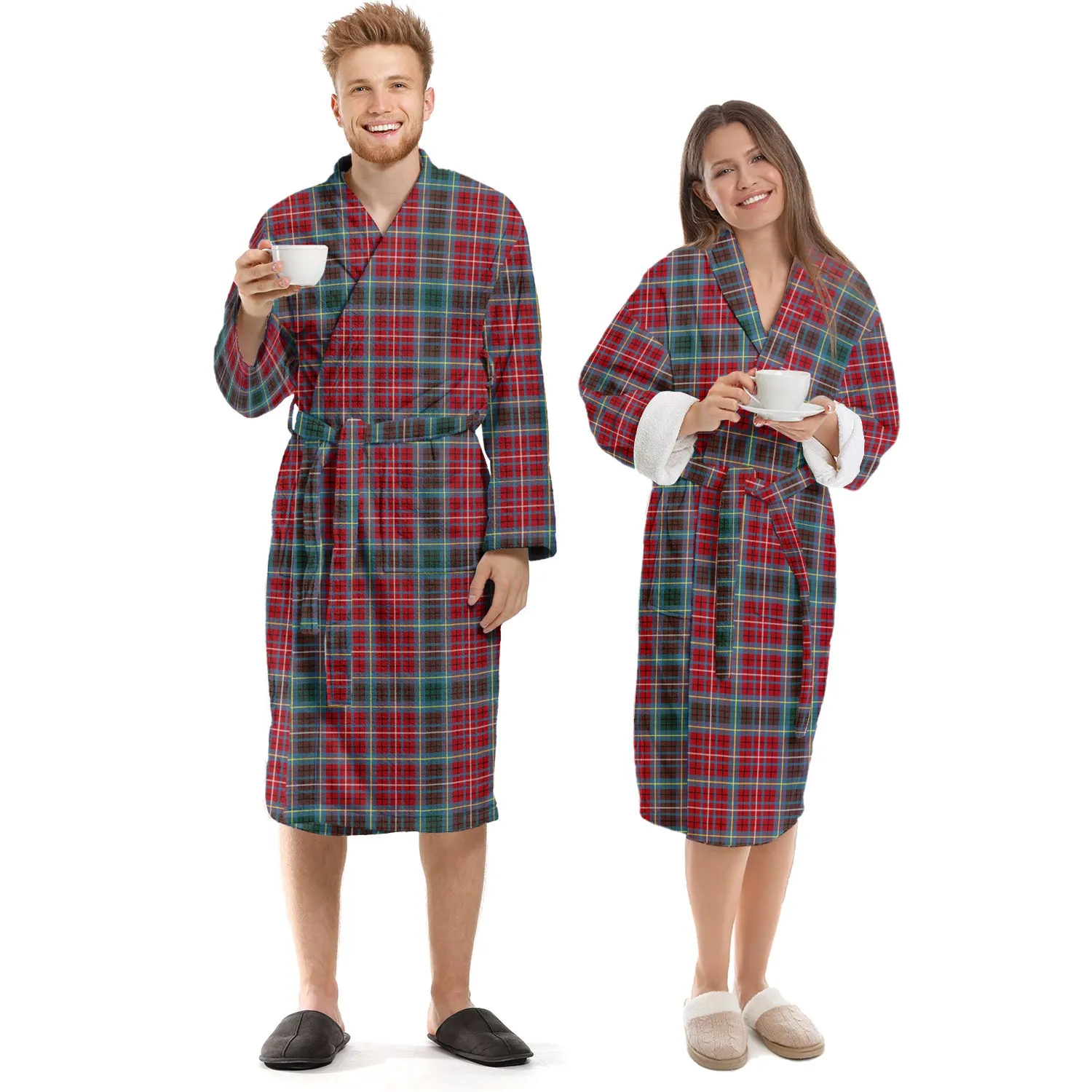 British Columbia Province Canada Tartan Bathrobe