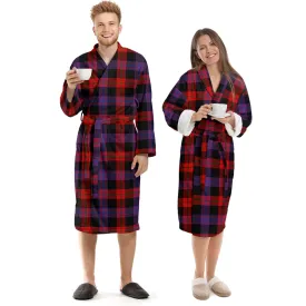 Broun Modern Tartan Bathrobe