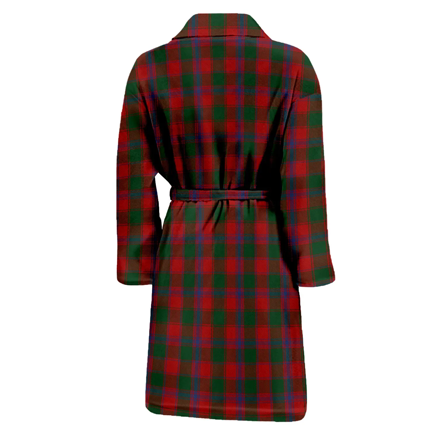 Bruce Old Tartan Bathrobe with Family Crest