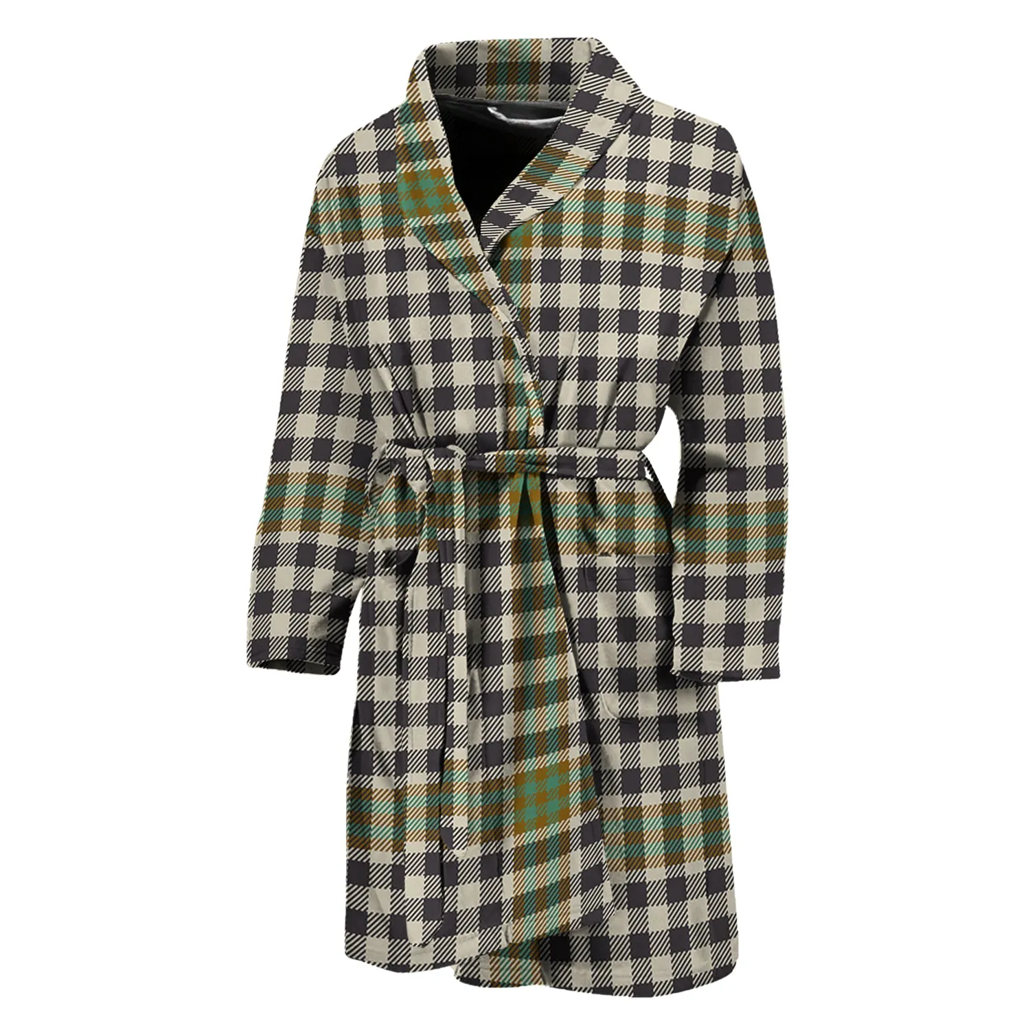 Burns Check Tartan Bathrobe