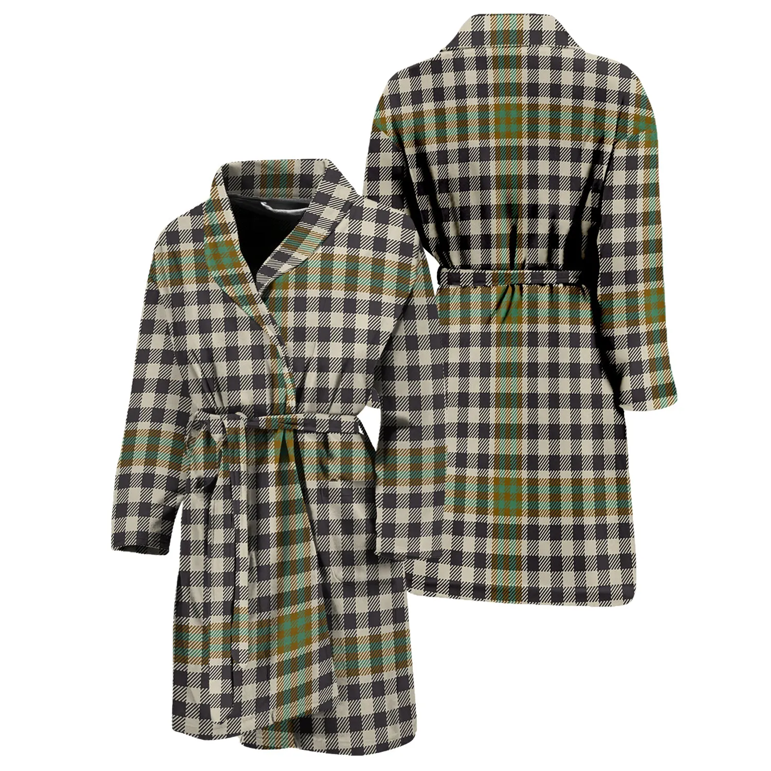 Burns Check Tartan Bathrobe