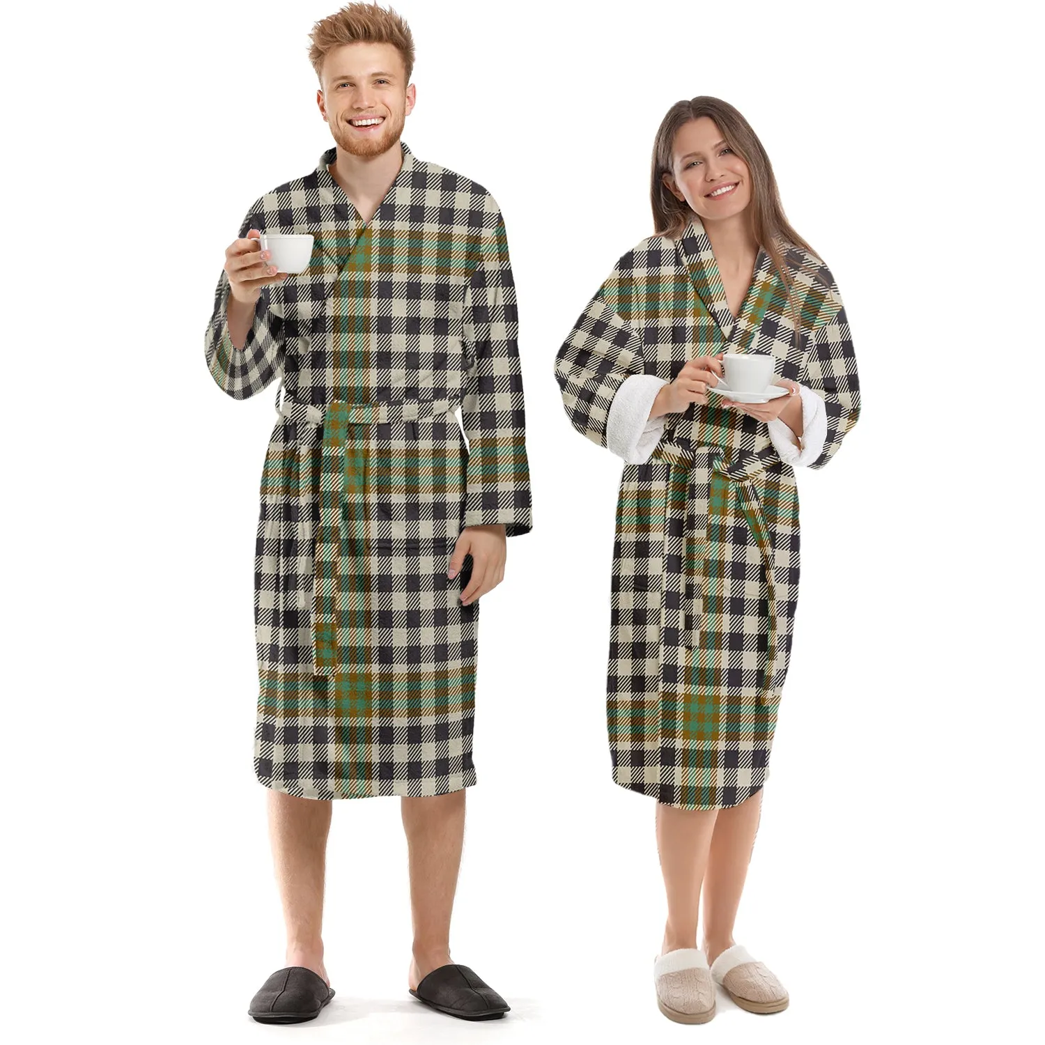 Burns Check Tartan Bathrobe