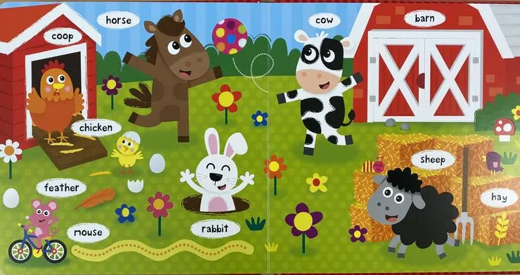 Busy Baby Animals Lift-The-Flap Board Book