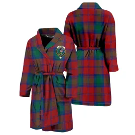 Byres (Byses) Tartan Bathrobe with Family Crest