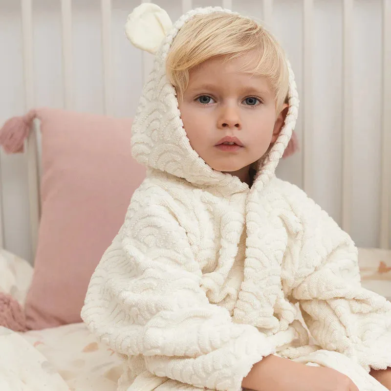 Cam Cam Copenhagen, Toddler Bathrobe, Petroleum