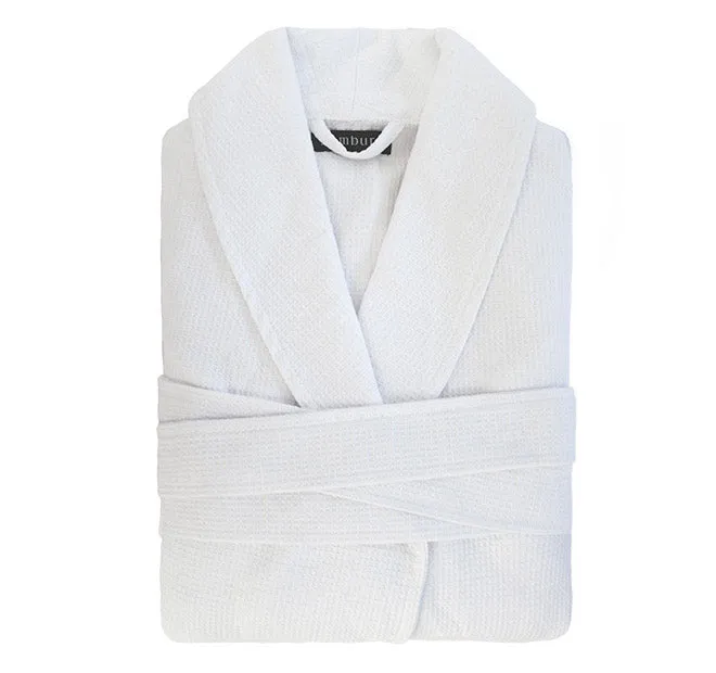 Chateau Waffle Robe White