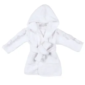 Chely | Personalised White Lace Ruffle Bathrobe