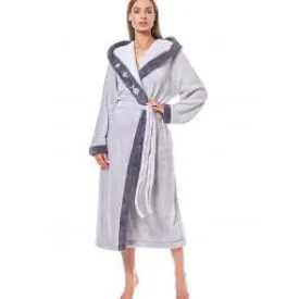 Cosy Hooded Bathrobe