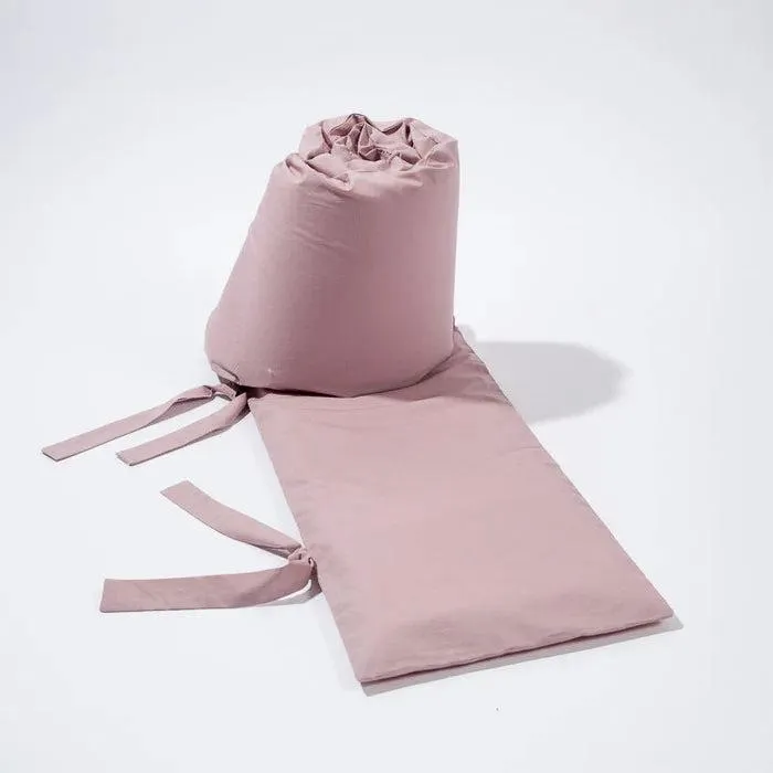 Cot Bumper Cover - Dusty Pink