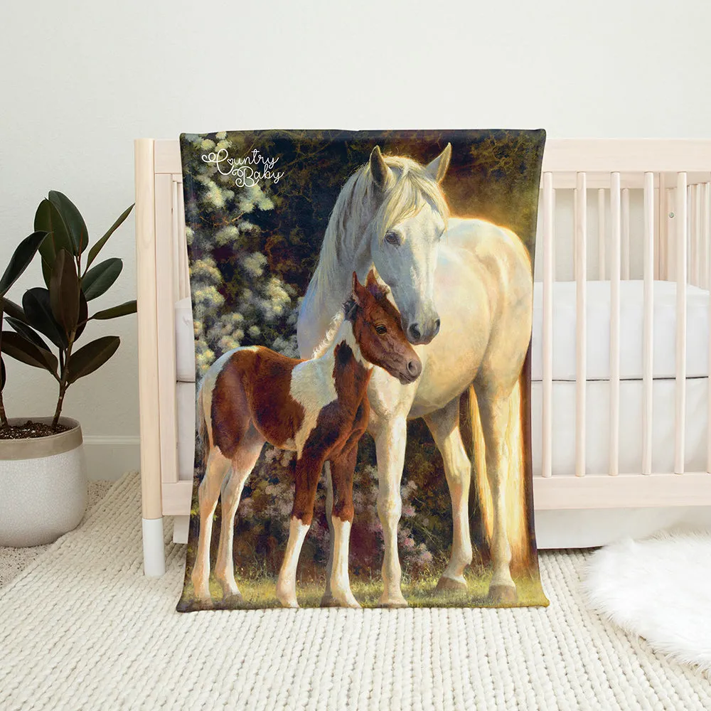 Country Baby® Blanket, Mom & Baby Horses