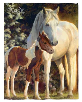 Country Baby® Blanket, Mom & Baby Horses