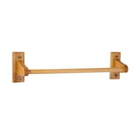 Design House Dalton Towel Bar in Honey Oak, 18-Inch