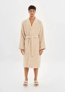 Egret Waffle Bathrobe