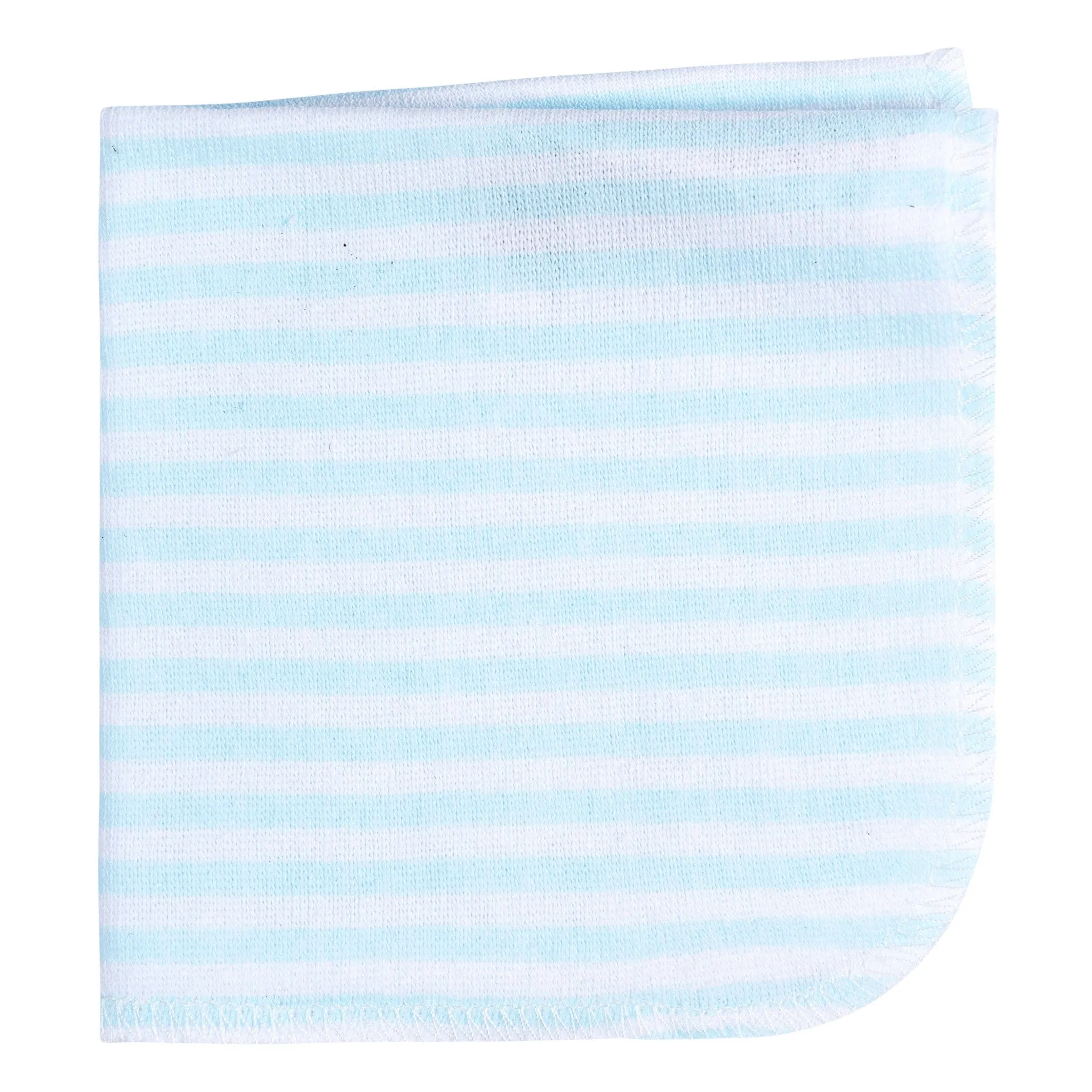 Embroidered 4-Piece Baby Neutral Blue Penguin Towel & Washcloths Set