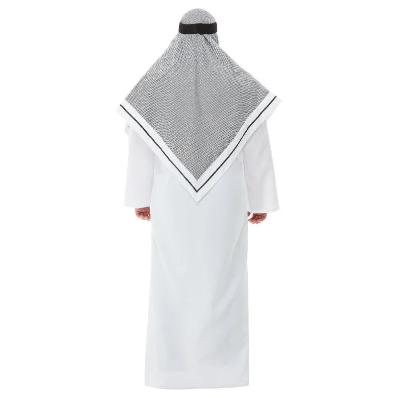 Fake Sheikh Deluxe Costume, White