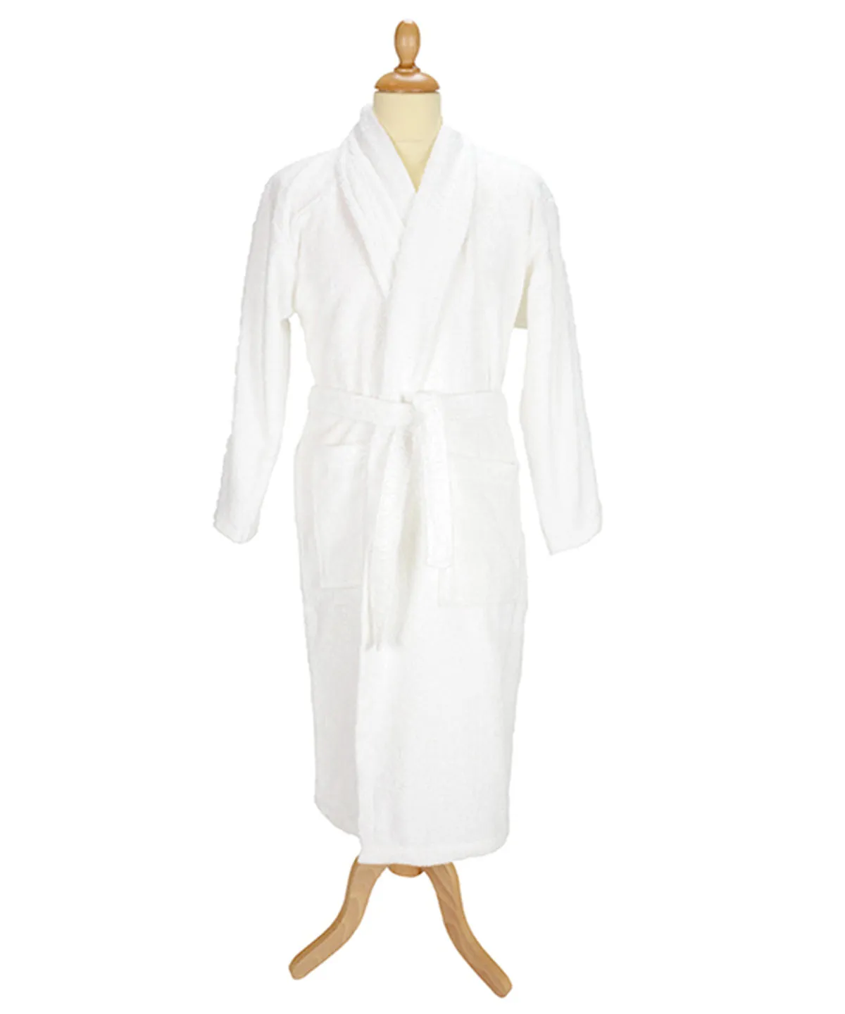 Fire Red - ARTG® Bath robe with shawl collar