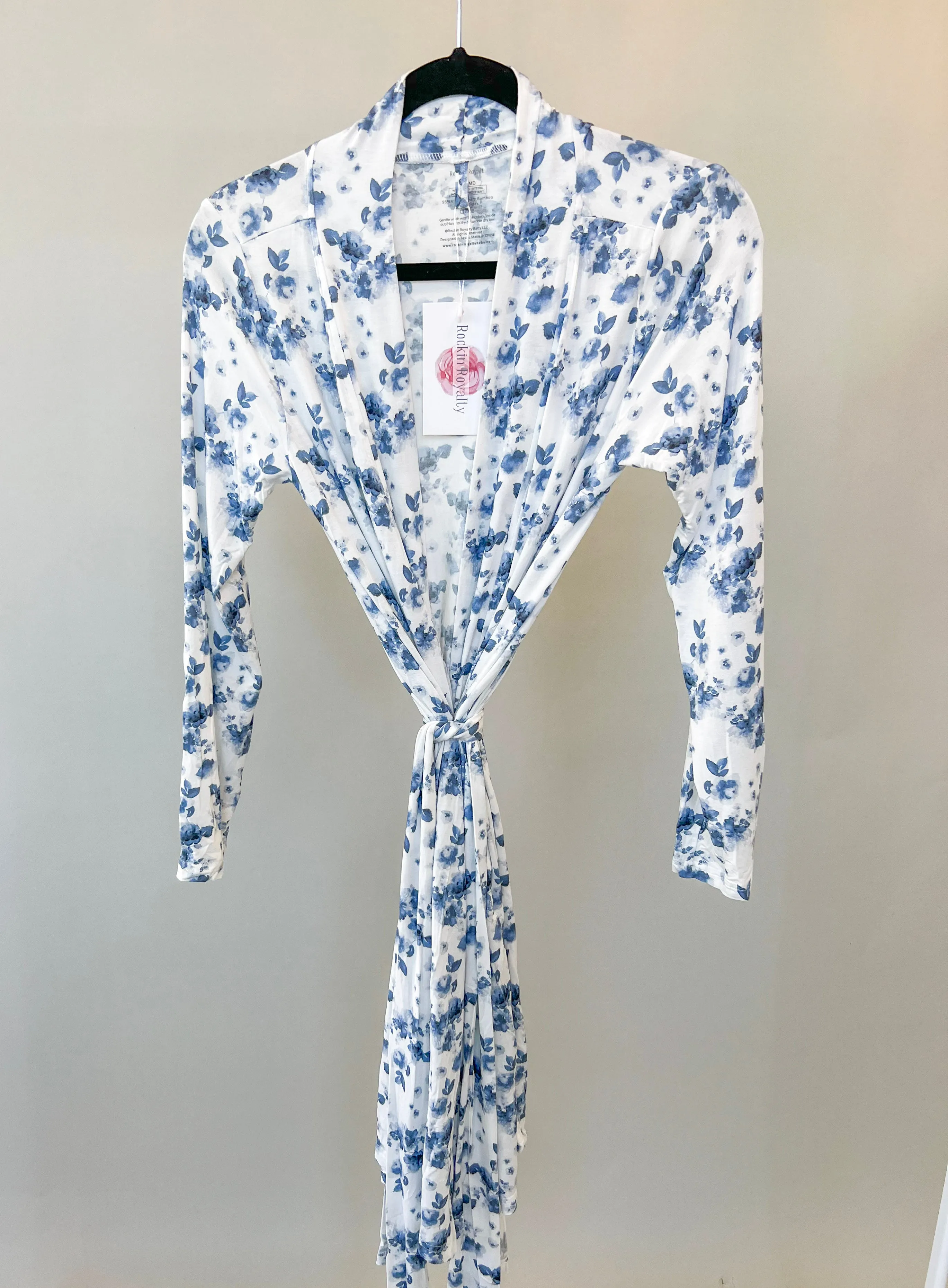 French Floral Mommy Robe