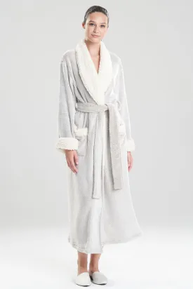 Frosted Sherpa Robe