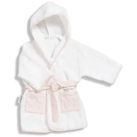 Gloop Bath Robe 0-12m (Blush Rose)