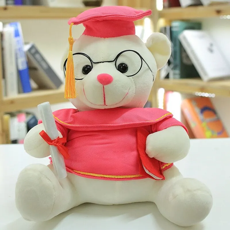 Graduate Teddy Bear Plush Stuffed Toy