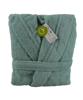 Green - ARTG® organic bathrobe with hood