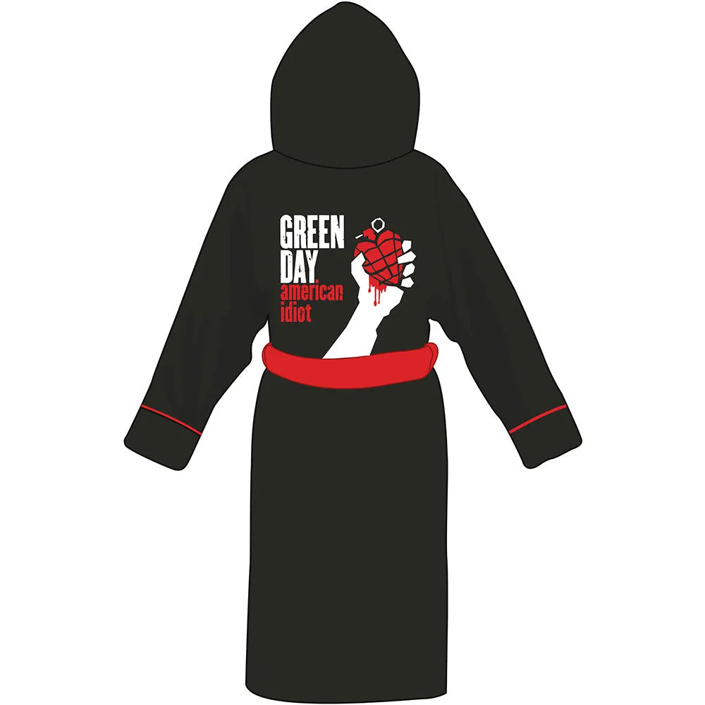 Green Day Unisex Bathrobe: American Idiot