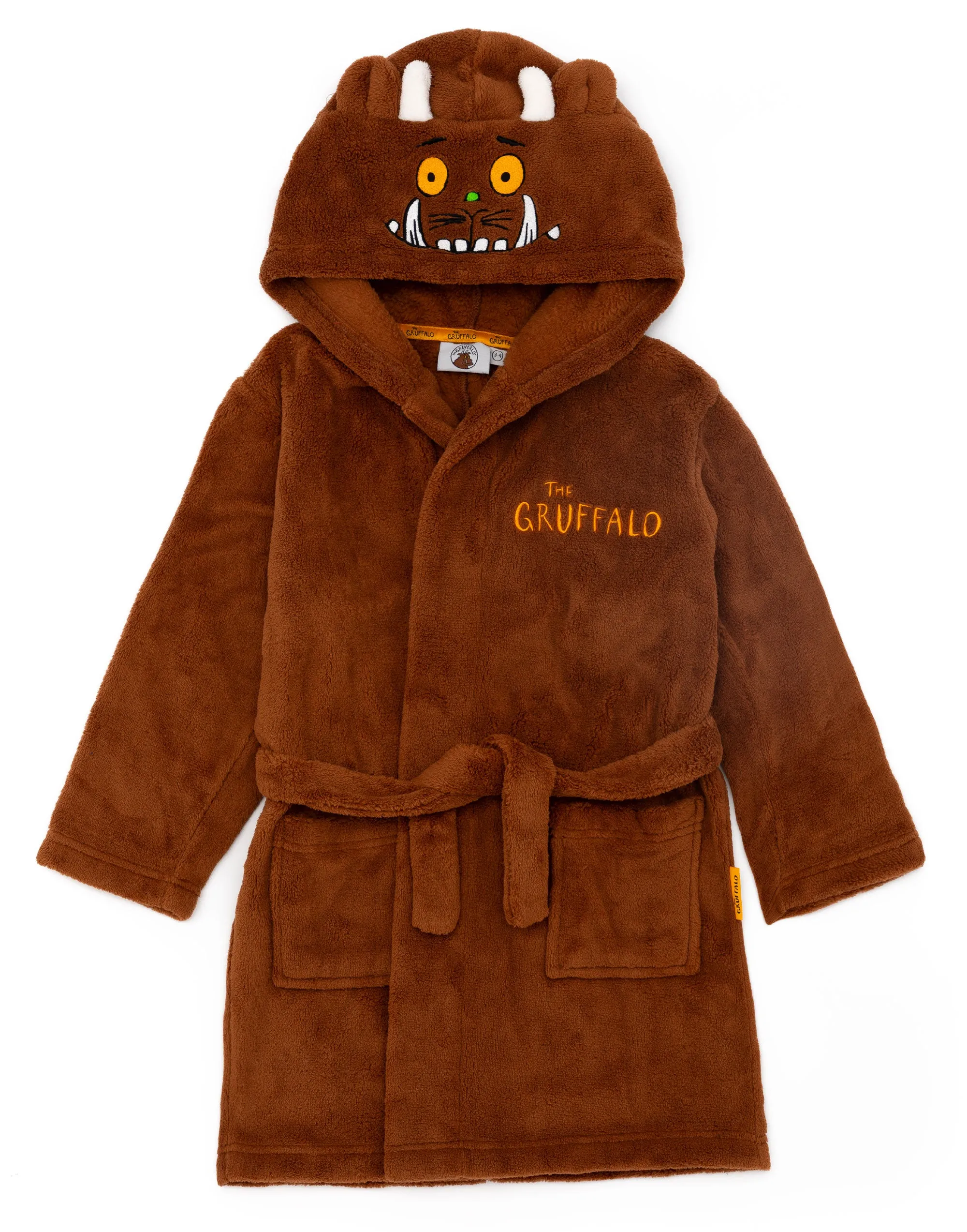 Gruffalo & Friends Gruffalo Unisex Kids Brown Bathrobe