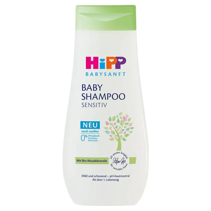 HiPP Baby Soft Shampoo, 4 Packages (4x200 ml/4x6.8 oz)